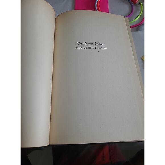 Go Down Moses William Faulkner First Edition First Printing 1942 No Dust Jacket - Picture 6 of 13